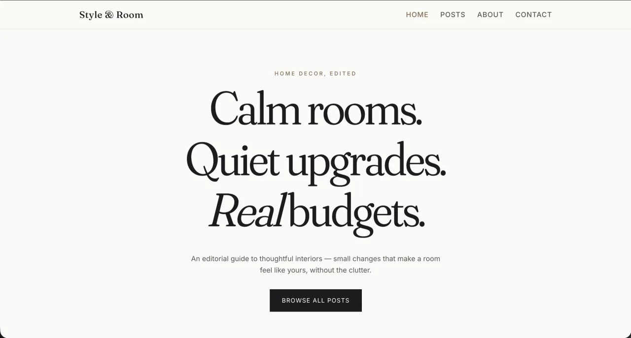 Style & Room